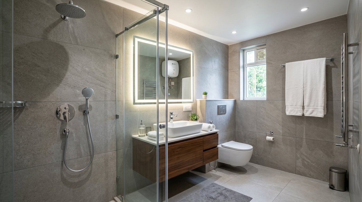 Attached Modern Washroom
